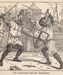 sir launcelot and palamides - 285